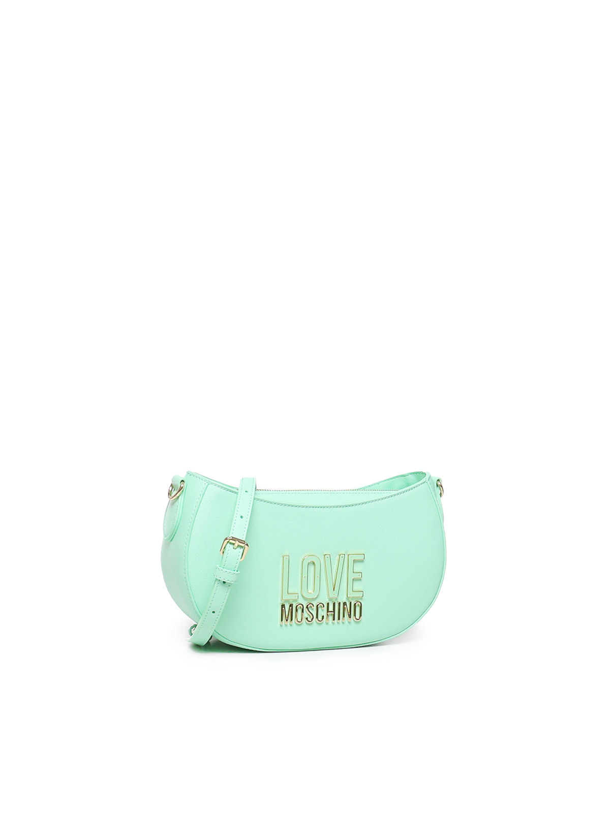 Shop Love Moschino Jelly Shoulder Bag In Green