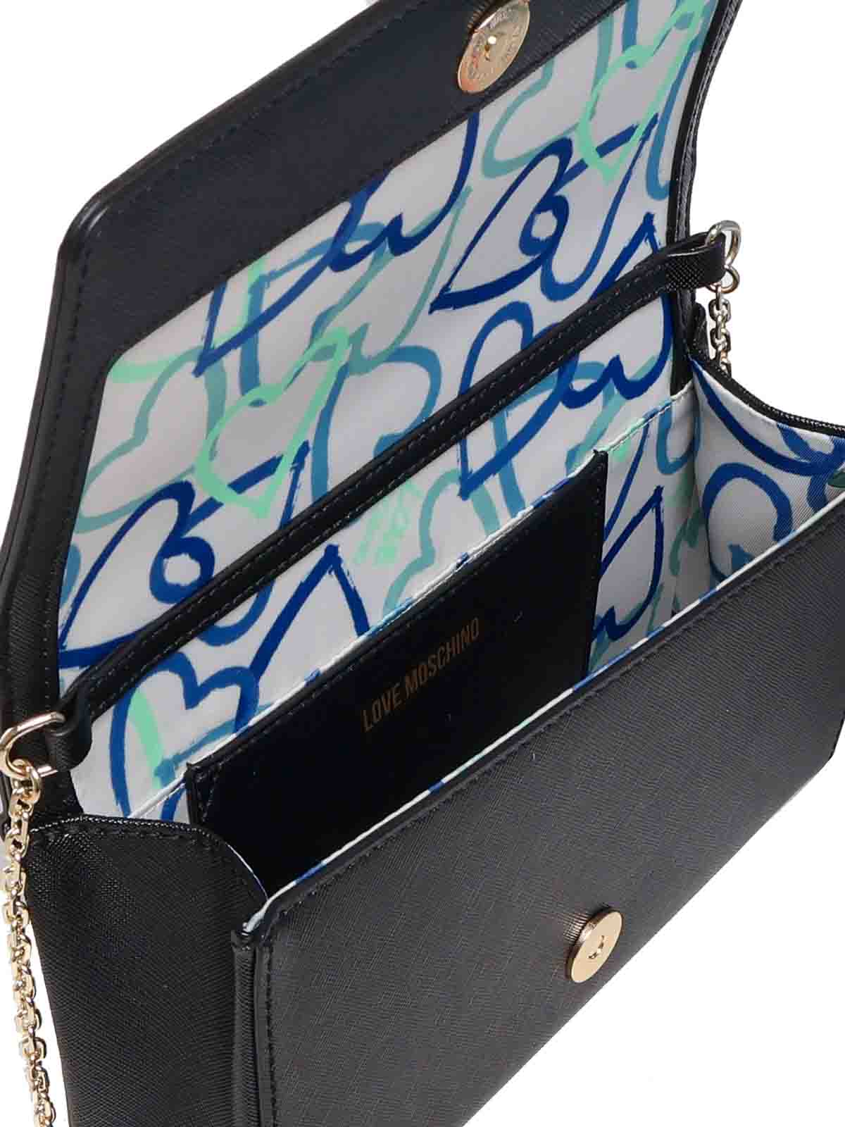 Love Moschino Smart Daily Shoulder Bag - Black|JC4213PP1ILQ100A