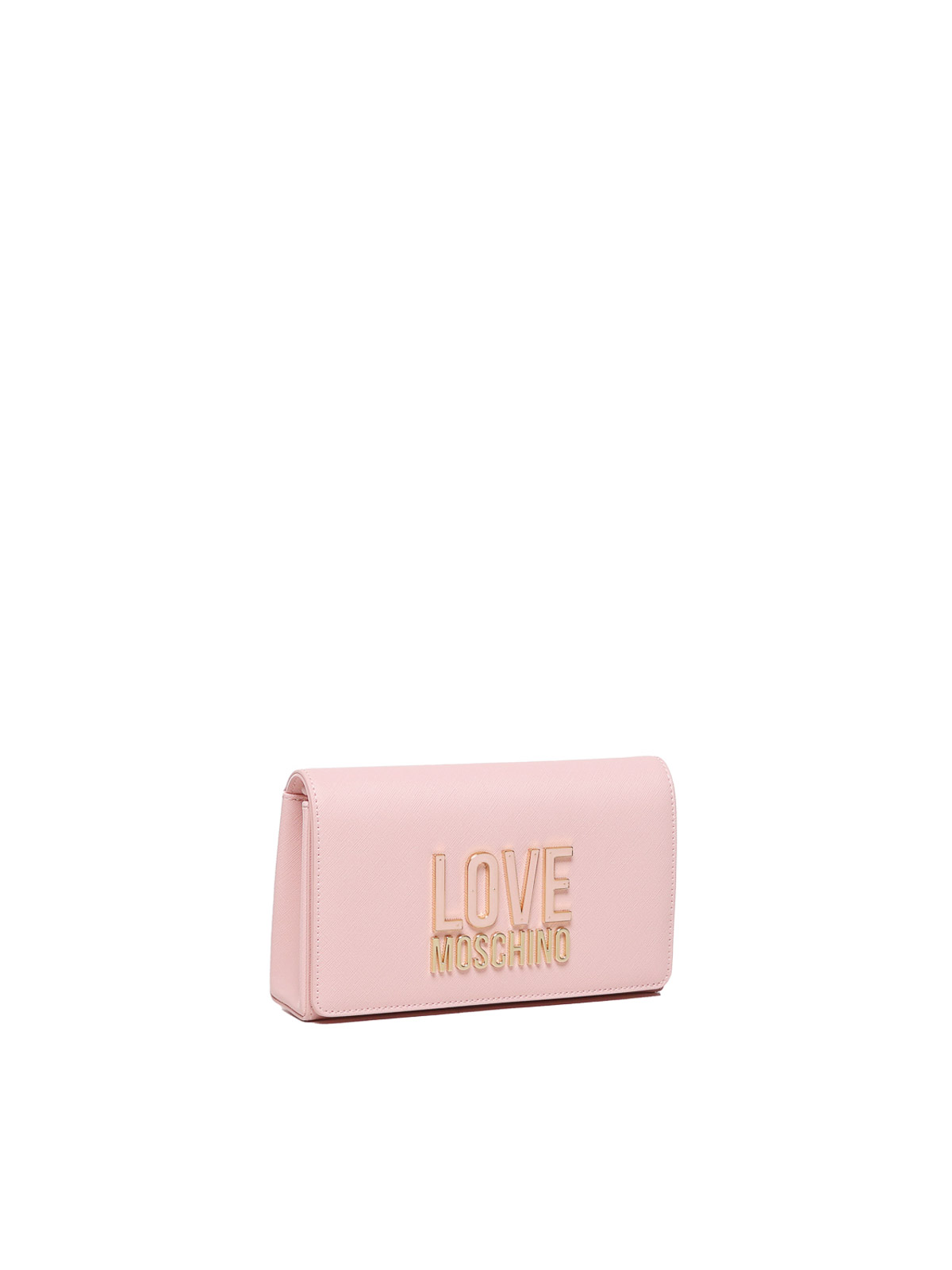 Shop Love Moschino Smart Daily Shoulder Bag In Nude & Neutrals