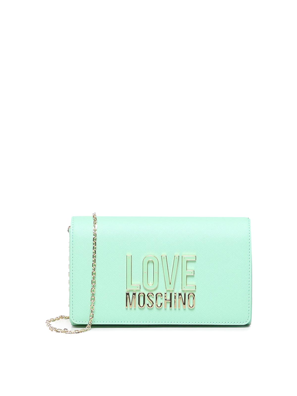 Shop Love Moschino Smart Daily Shoulder Bag In Green