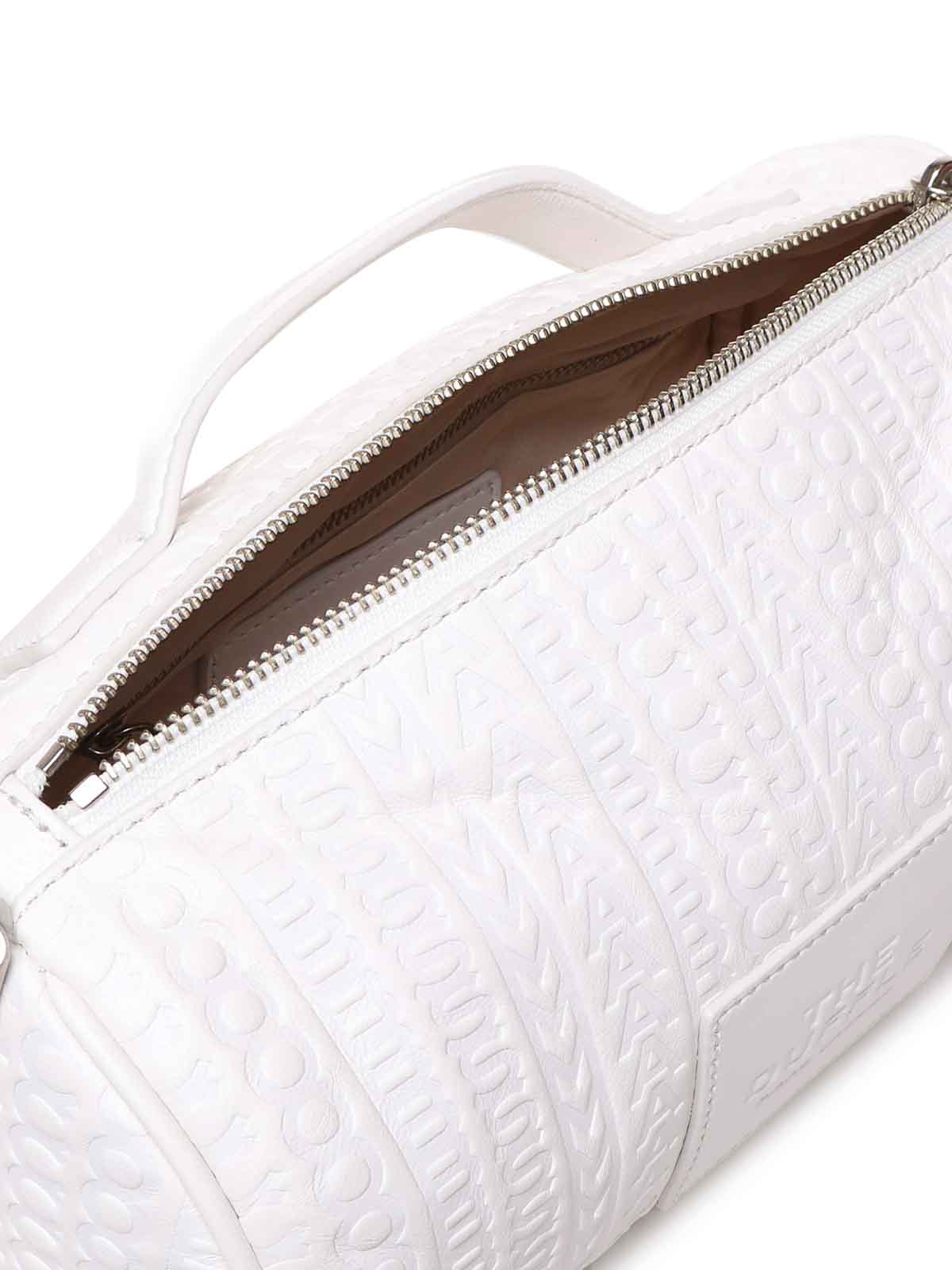 Shop Marc Jacobs The Monogram Bag In White