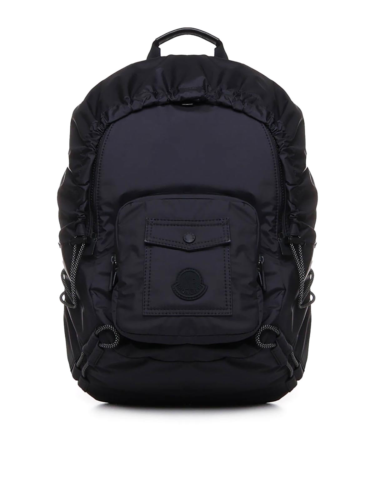 Shop Moncler Makaio Backpack With Drawstring In Black