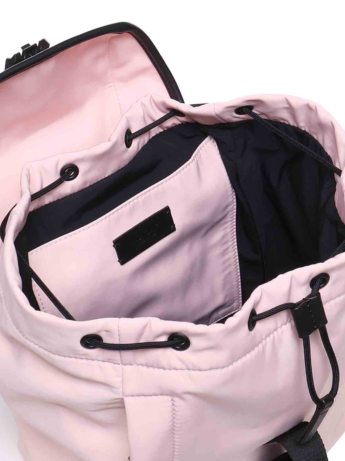Shop Moncler Water-repellent Ribbon Bag In Nude & Neutrals