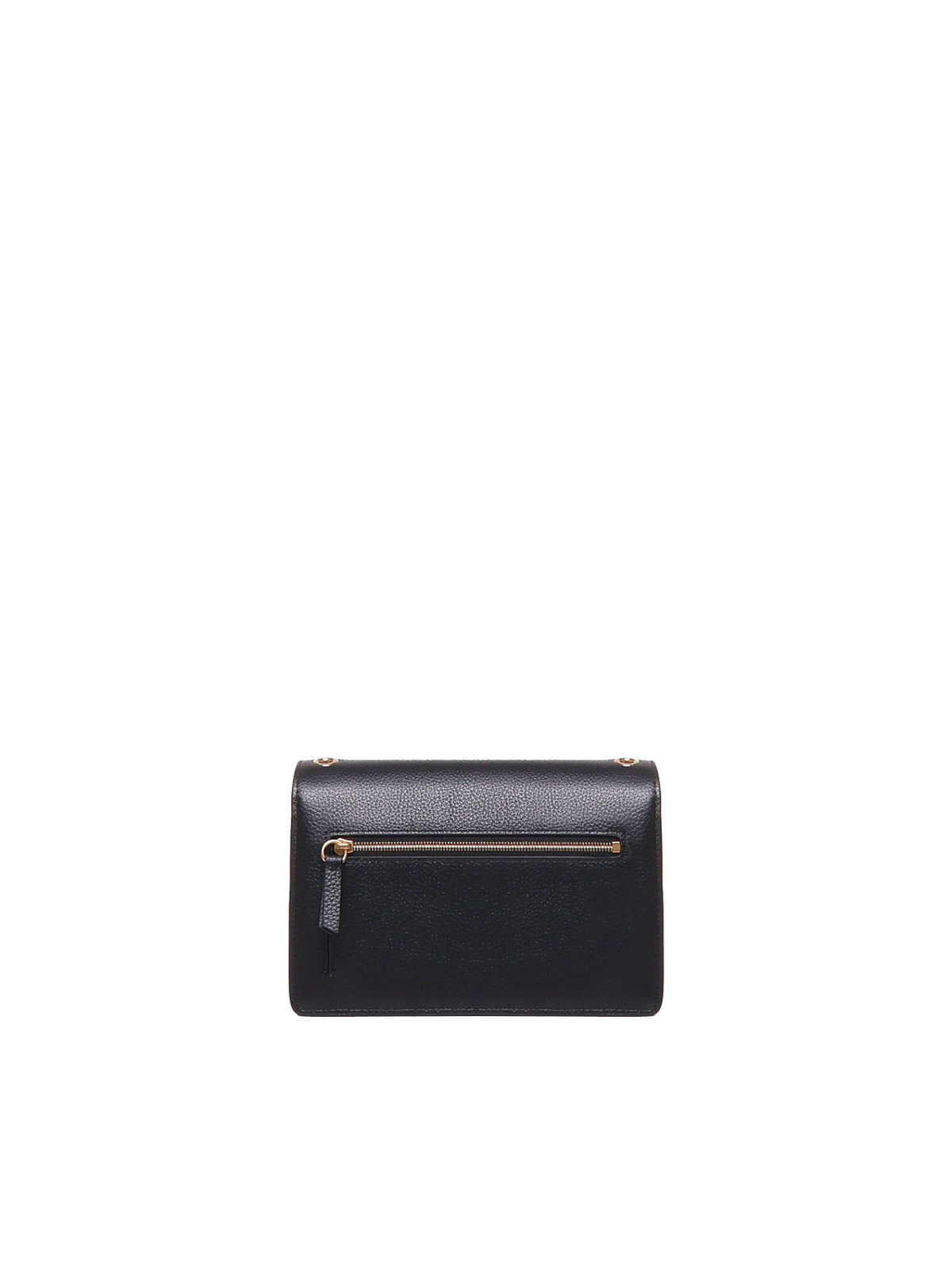 Shop Mulberry Bag With Chain Shoulder Strap In Black