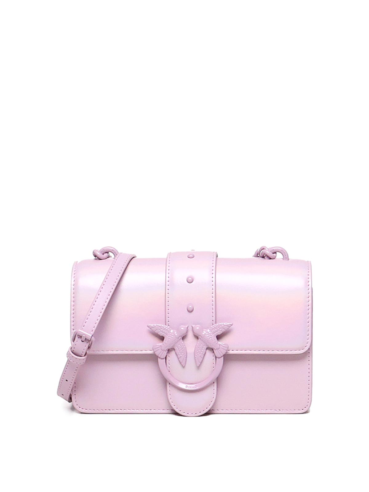 Pinko Mini Love Bag One Simply In Metallic