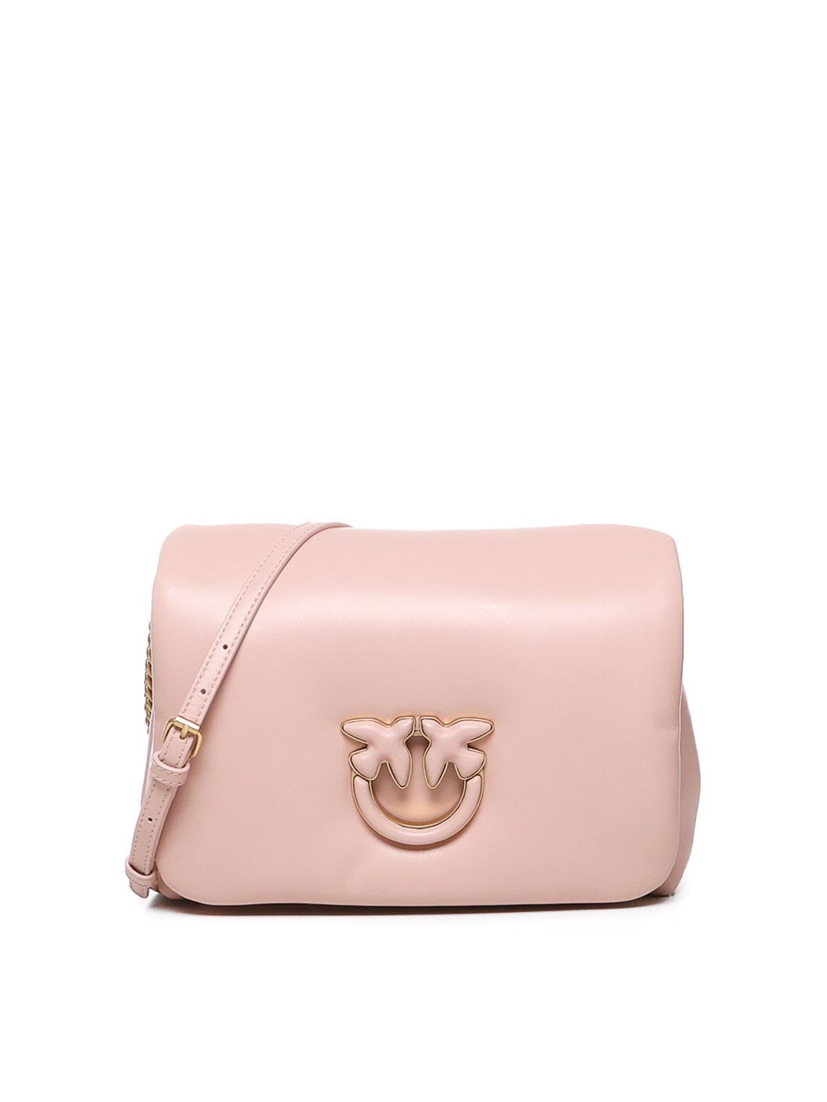 Pinko Baby Love Bag Click Puff In Nude & Neutrals