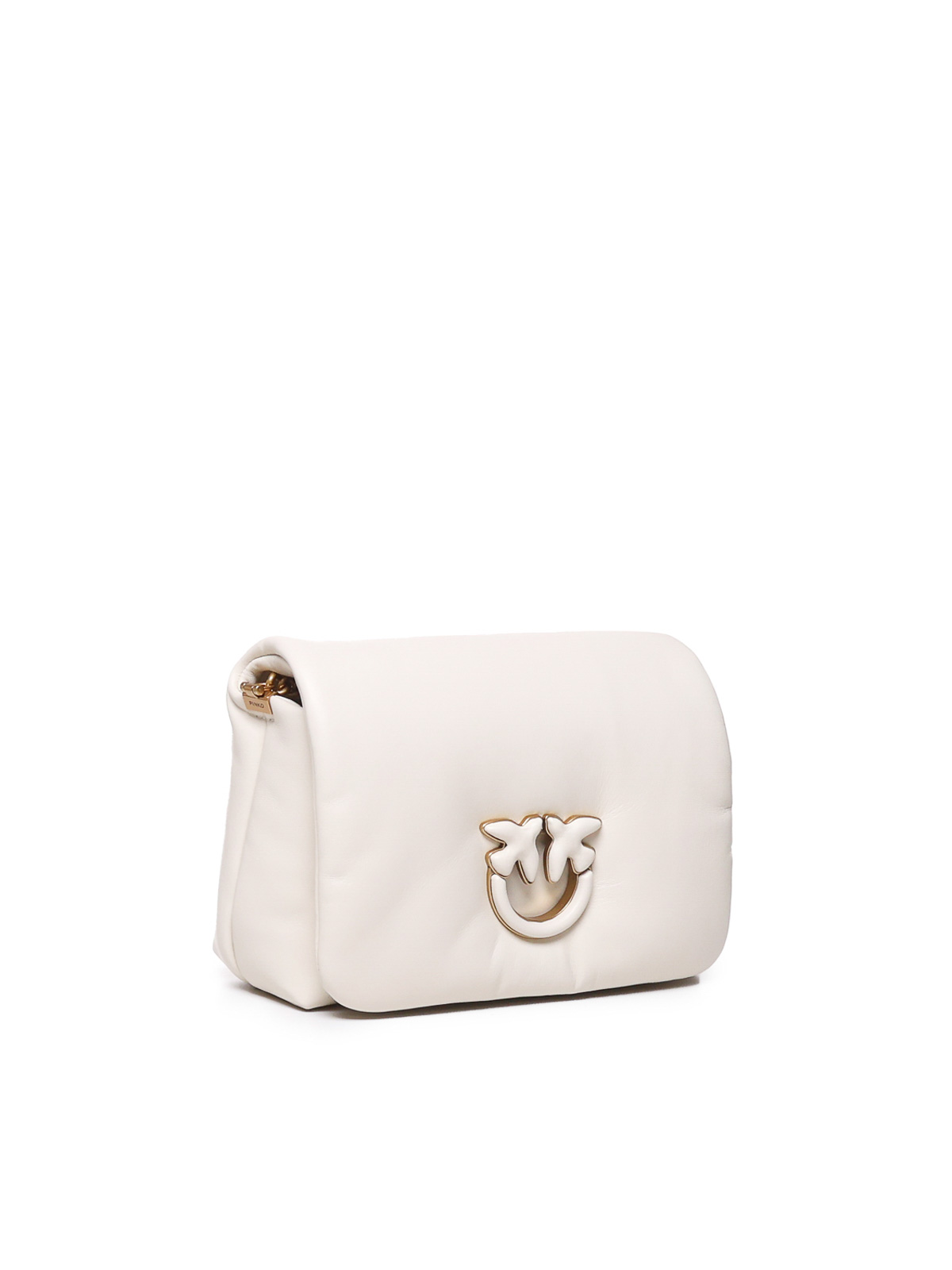 Shop Pinko Baby Love Bag Click Puff In White