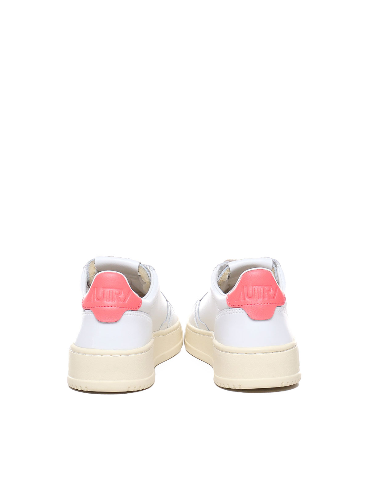 Shop Autry Medalist Low Leather Sneakers In White