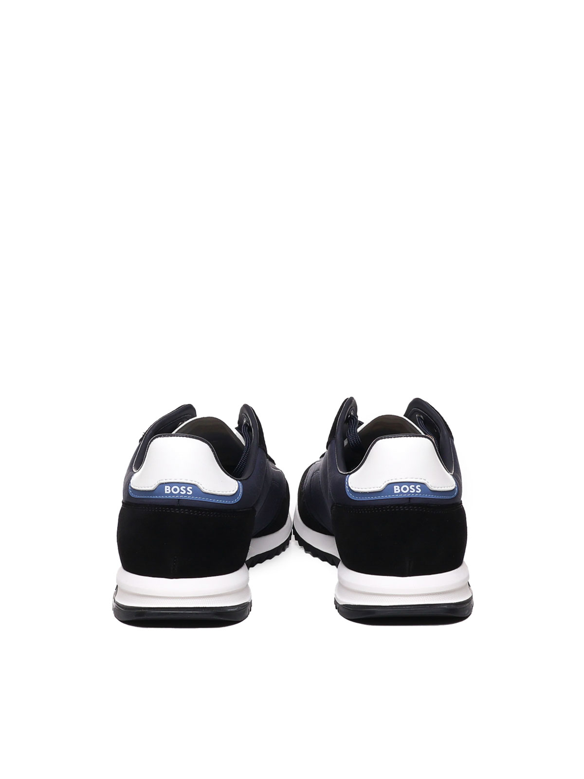 Shop Hugo Boss Sneakers Open Blue Zayn Wash Effect