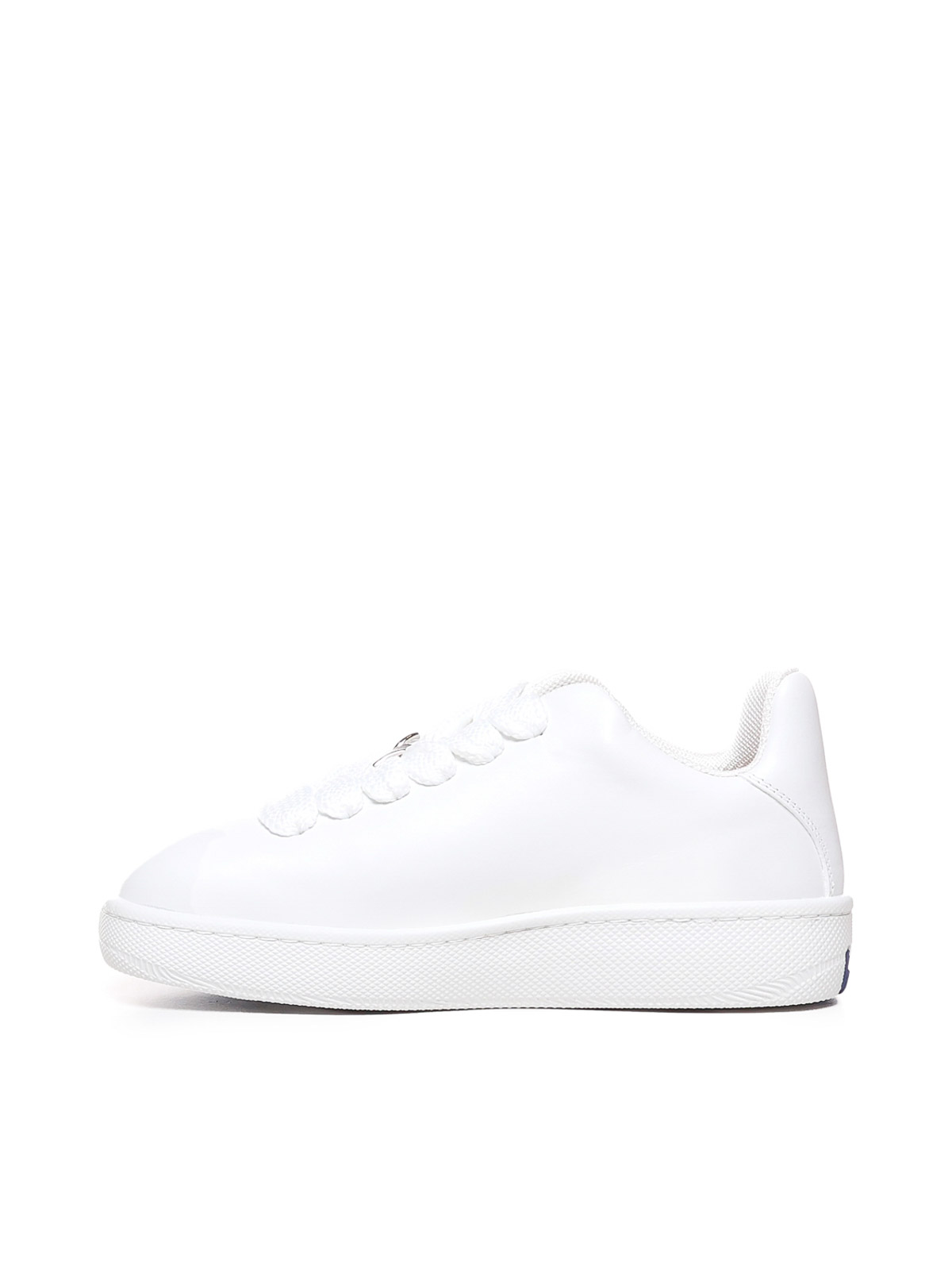 Burberry Box Sneaker In Leather - White - Women | 8083385