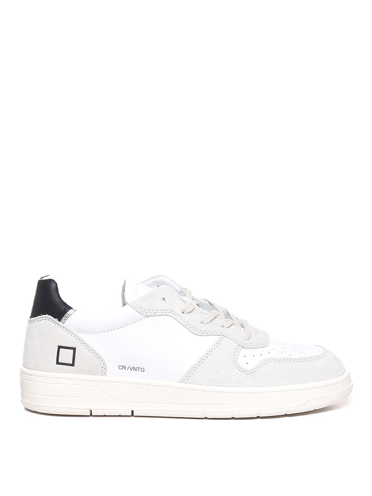 Shop Date Vintage Court Sneakers In White