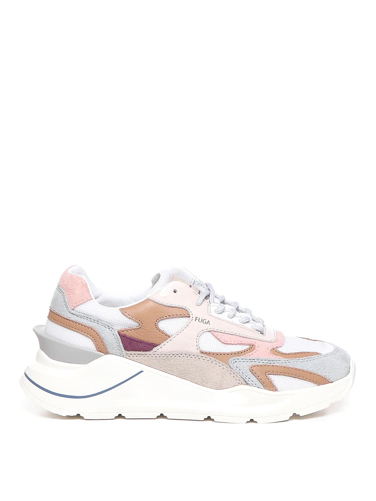 Shop Date Cream Fuga Sneakers In White
