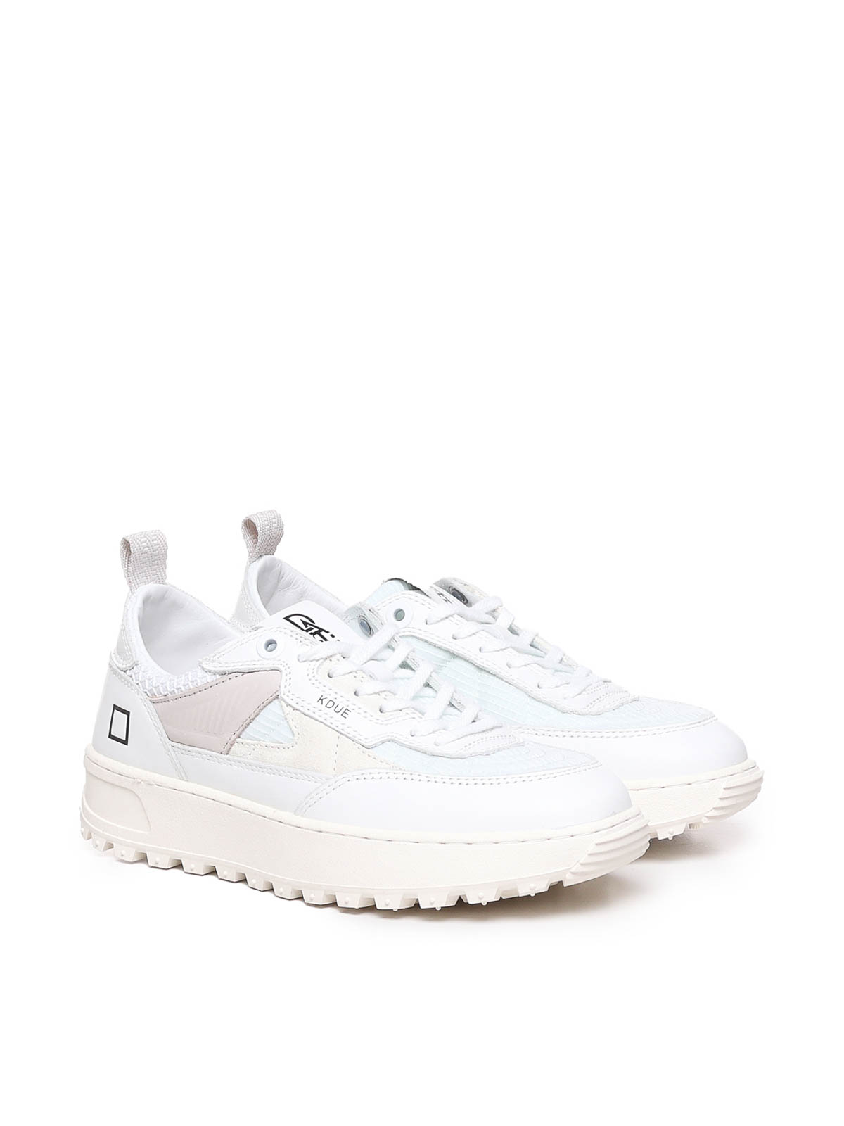 Shop Date Kdue Mono Sneakers In White