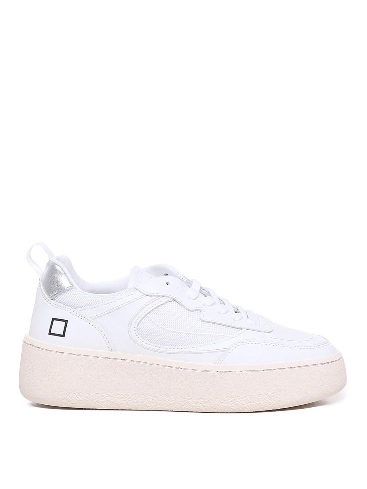 Shop Date Sfera Laminated Sneakers In White