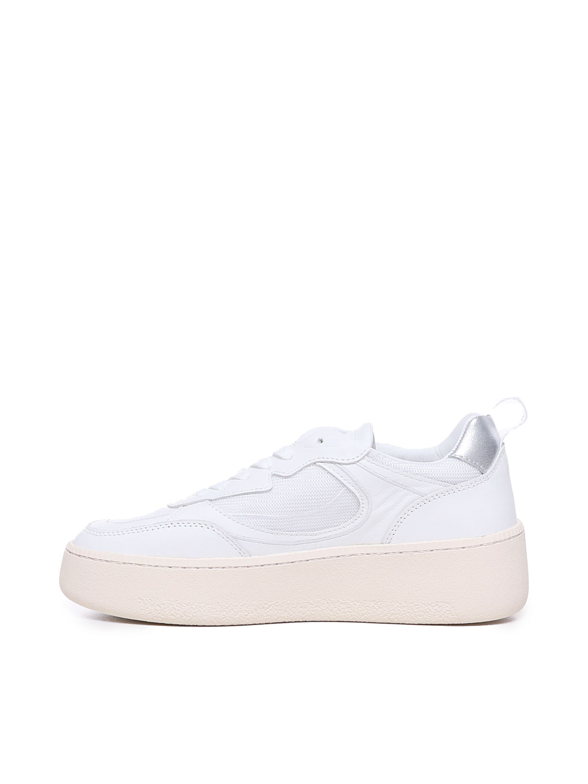 Shop Date Sfera Laminated Sneakers In White