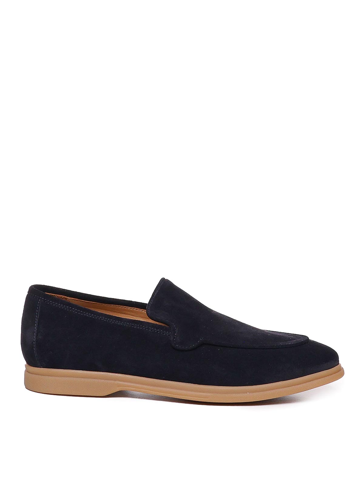 ELEVENTY LOAFERS WITH SUEDE LOGO