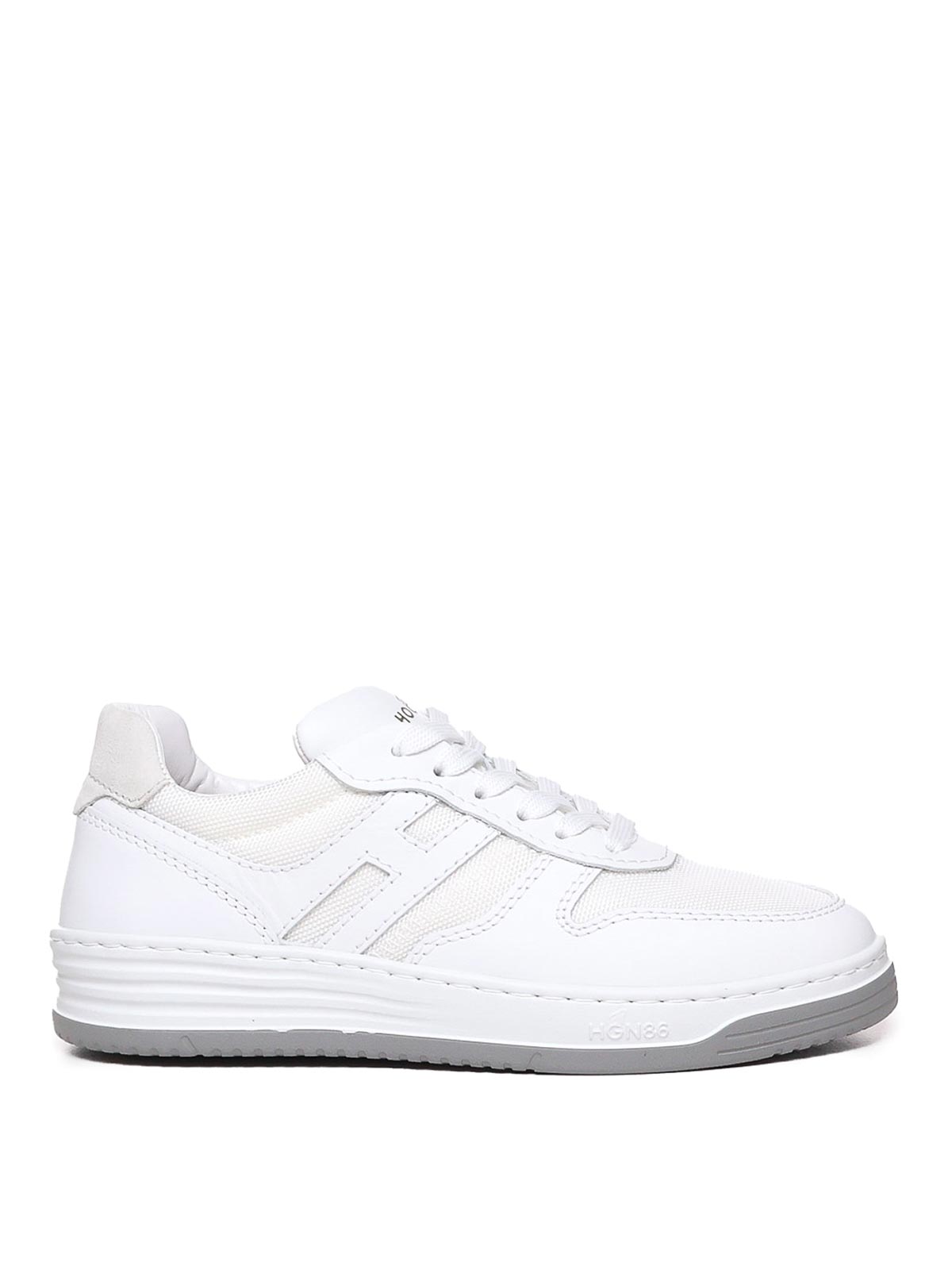 Shop Hogan H630 Sneakers With Insert Design In White