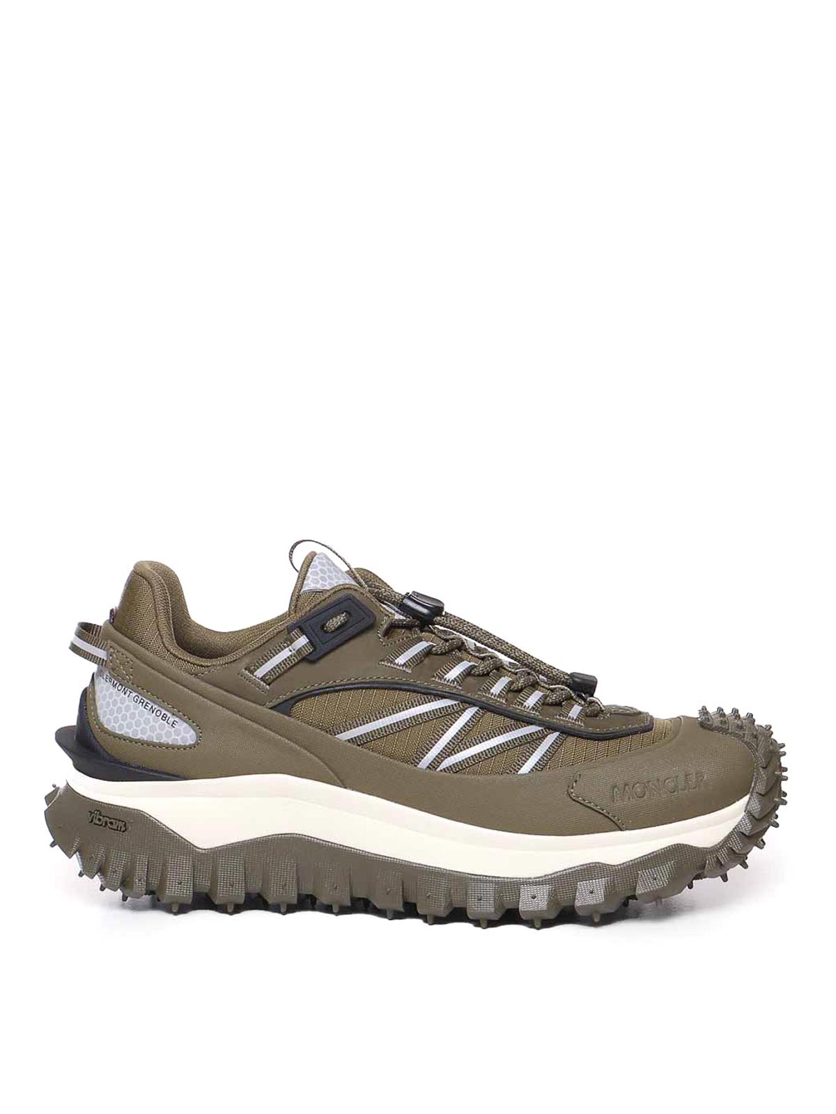 Moncler Trailgrip Gtx Ripstop Sneakers In Green