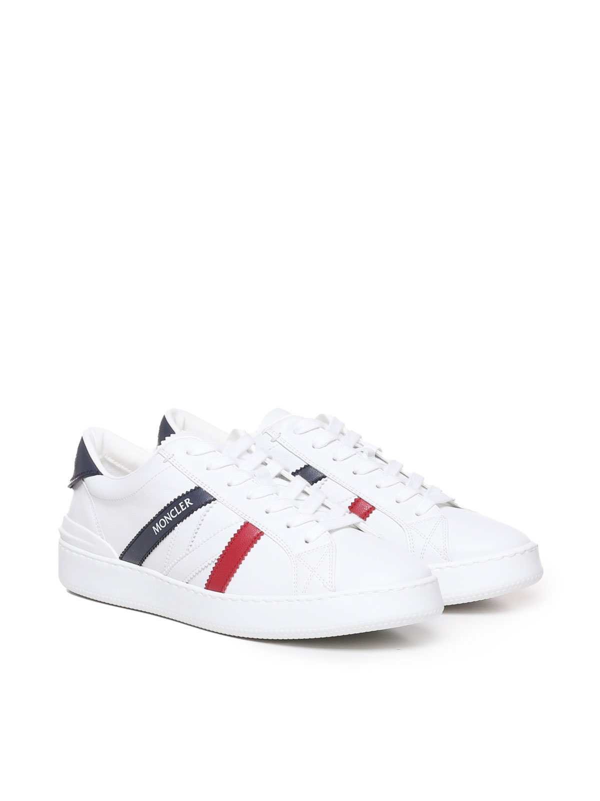 Shop Moncler Sneaker Monaco M In White