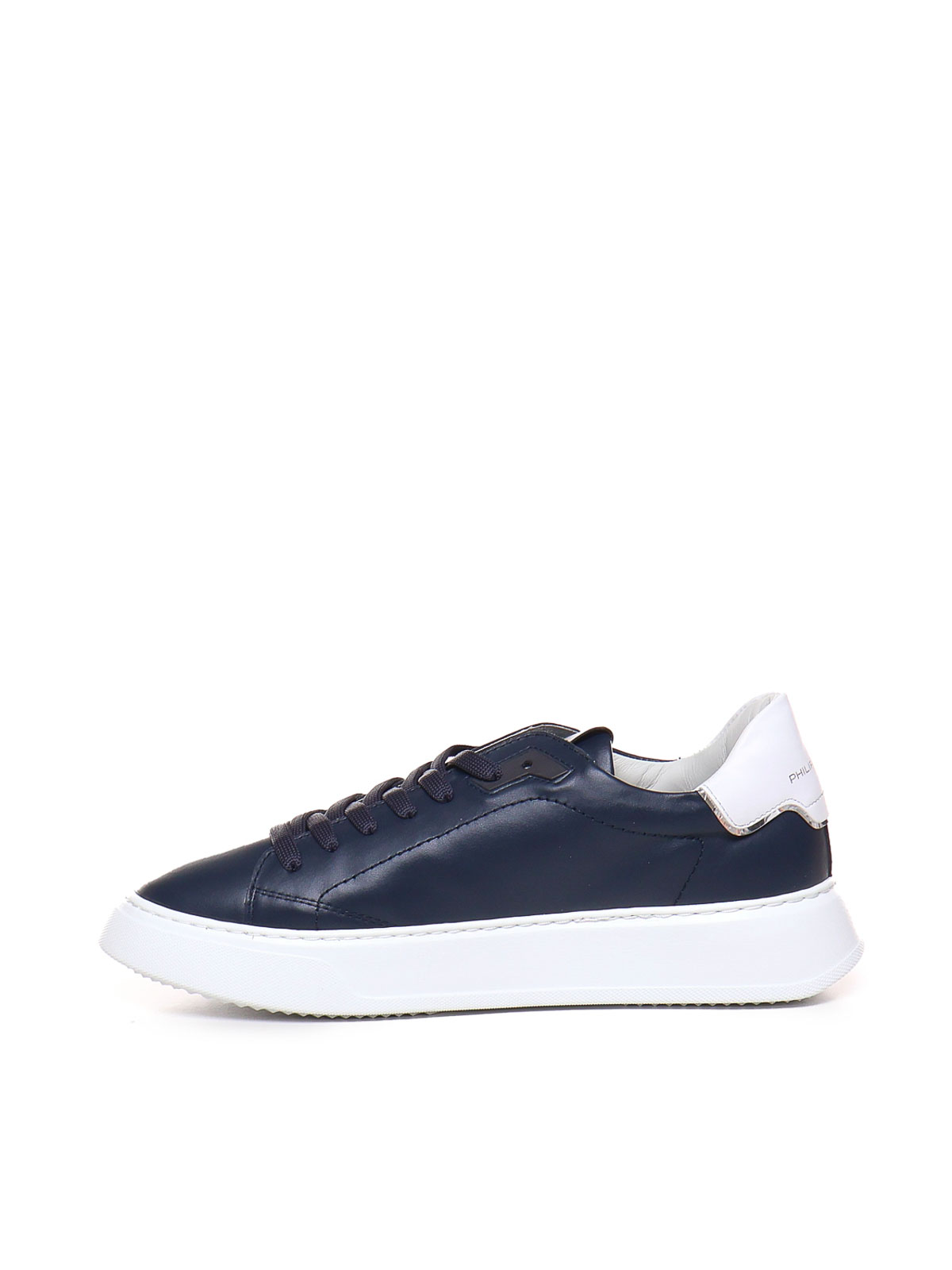 Shop Philippe Model Temple Sneakers With Logo Application In Blue
