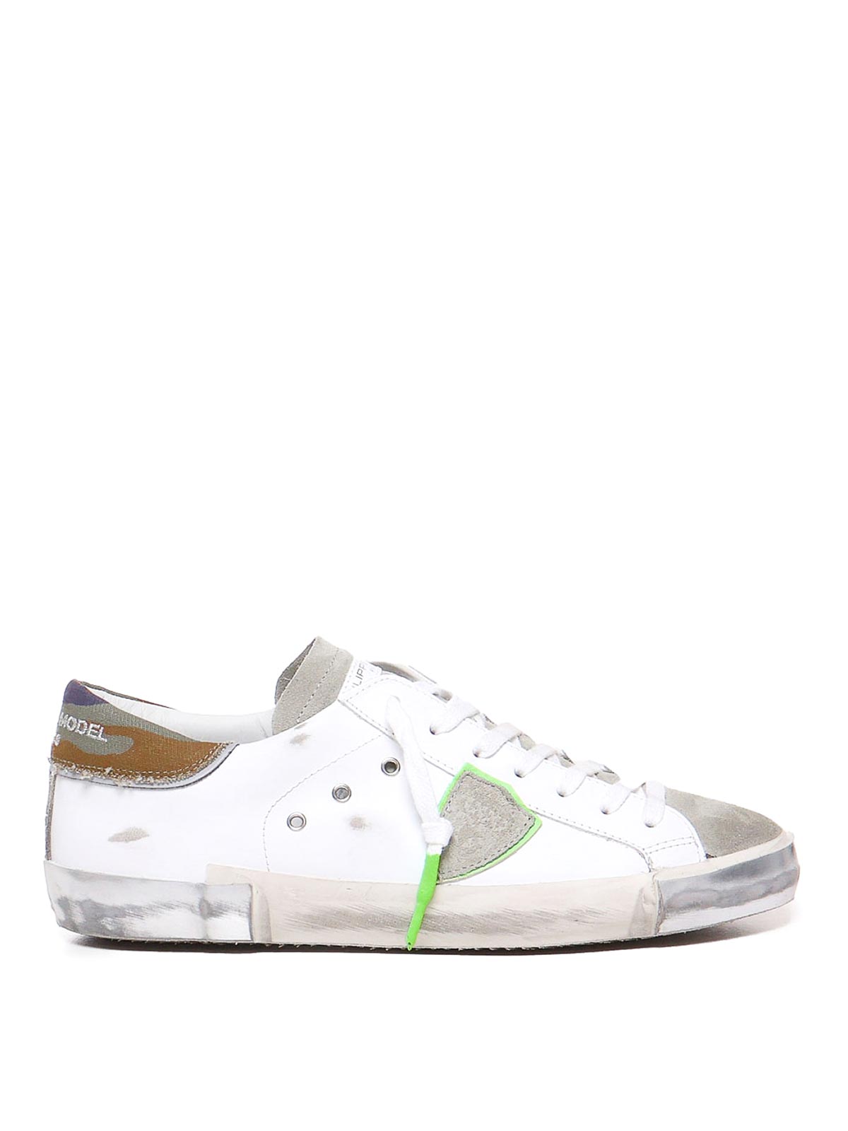 Philippe Model Paris Logo-patch Sneakers In White