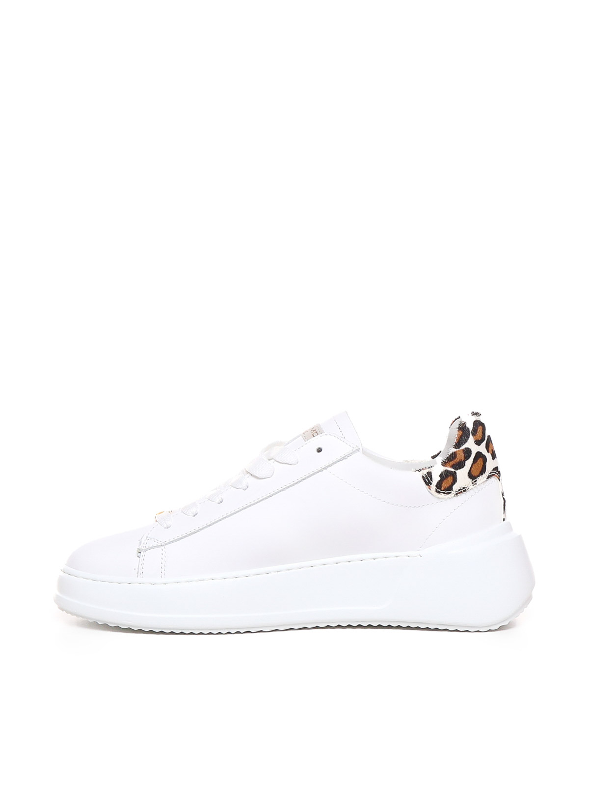Shop Philippe Model Paris Leopard Print Sneakers In White
