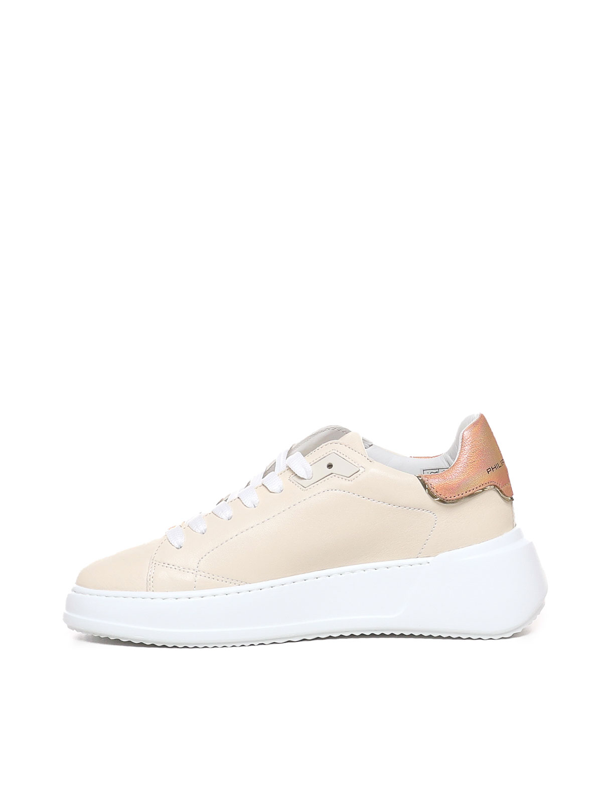 Shop Philippe Model Tres Temple Sneakers In Pink