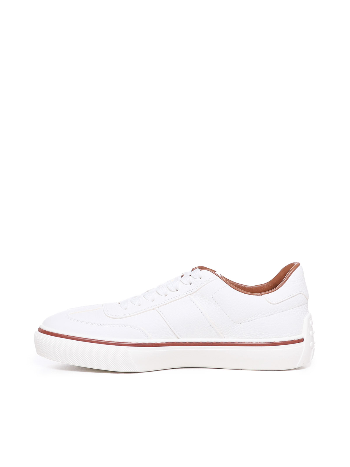 Shop Tod's Sneakers With Embossed Logo In White
