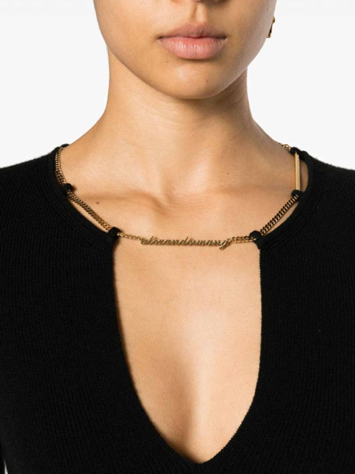 Shop Alexander Wang Sweater With Chain In Black