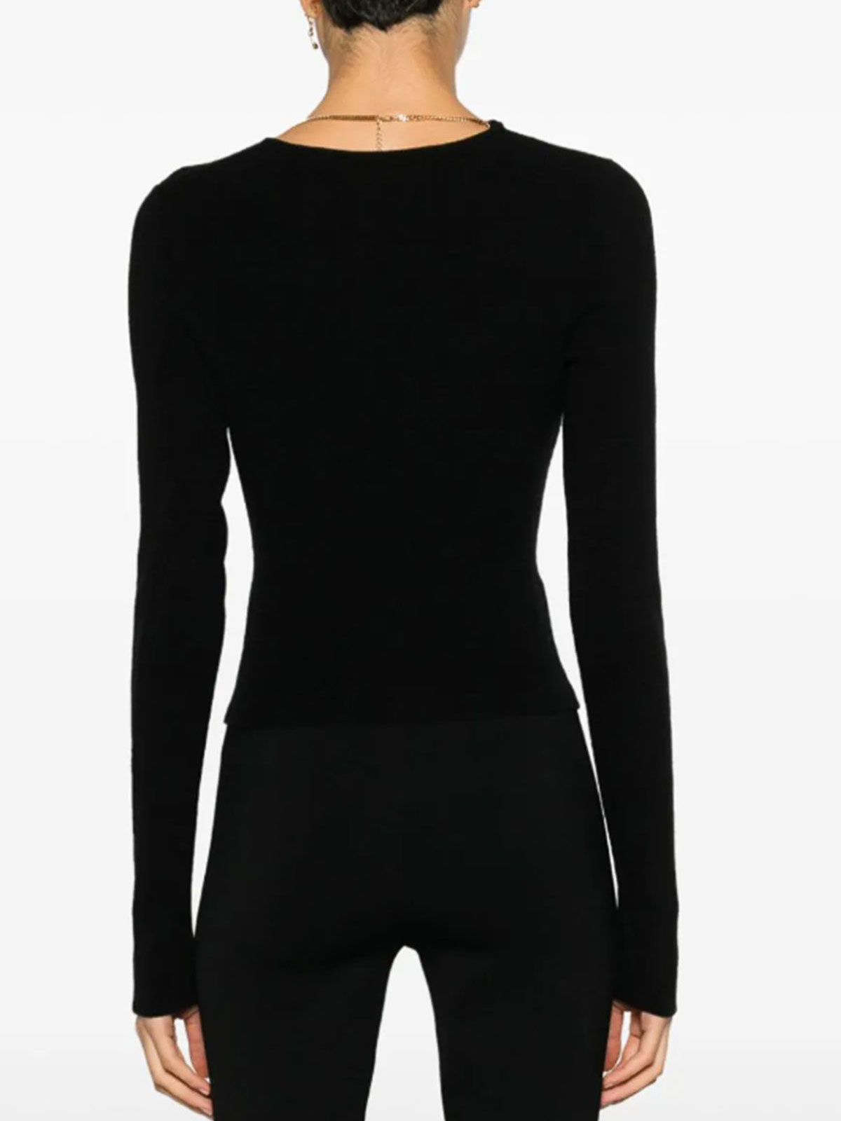 Shop Alexander Wang Sweater With Chain In Black