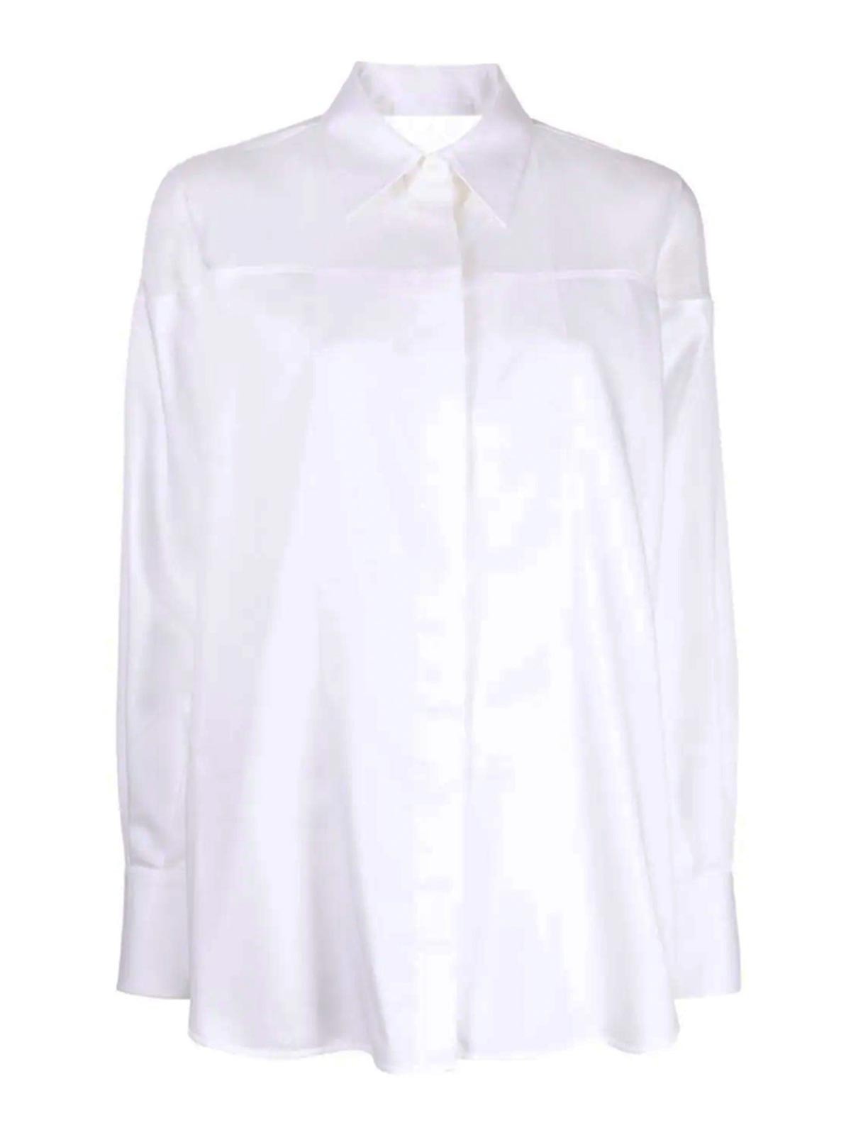 Shop Helmut Lang Transparent White Shirt