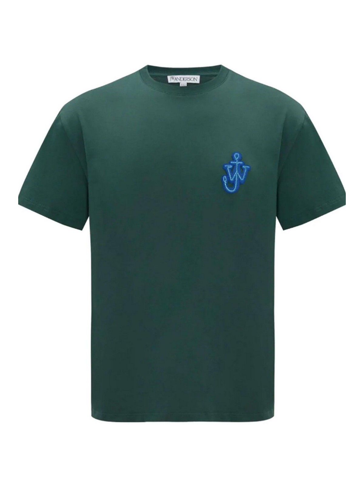 Jw Anderson T-shirt With Logo In Green