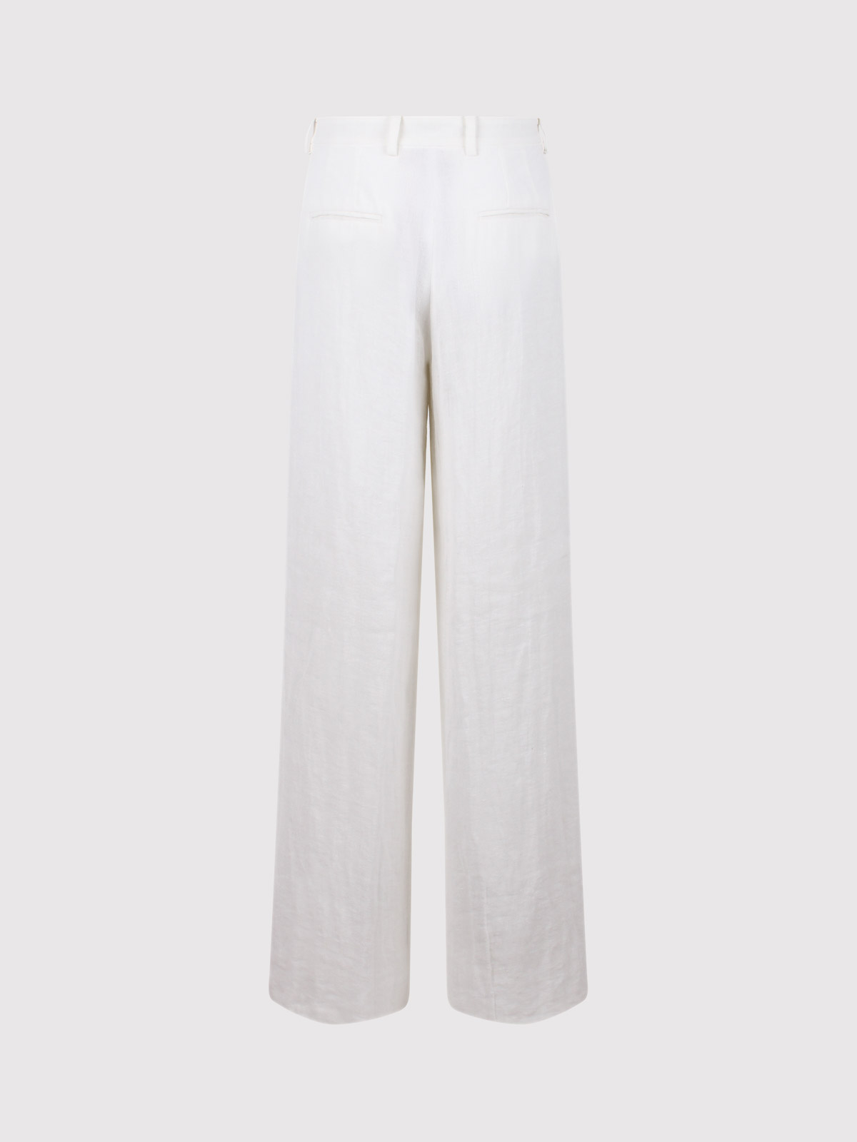 Shop N°21 Wide Leg Trousers With Pleats In White