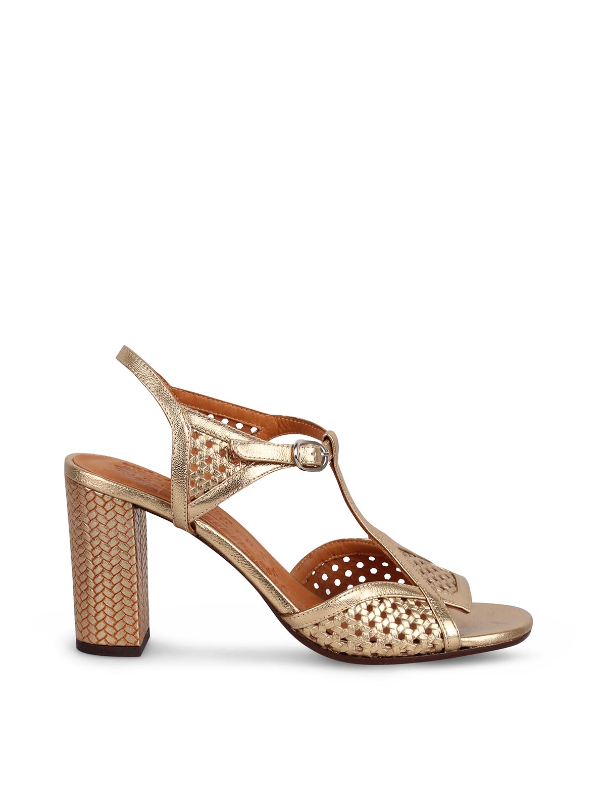 Chie Mihara Bessy Metallic Sandals In Gold