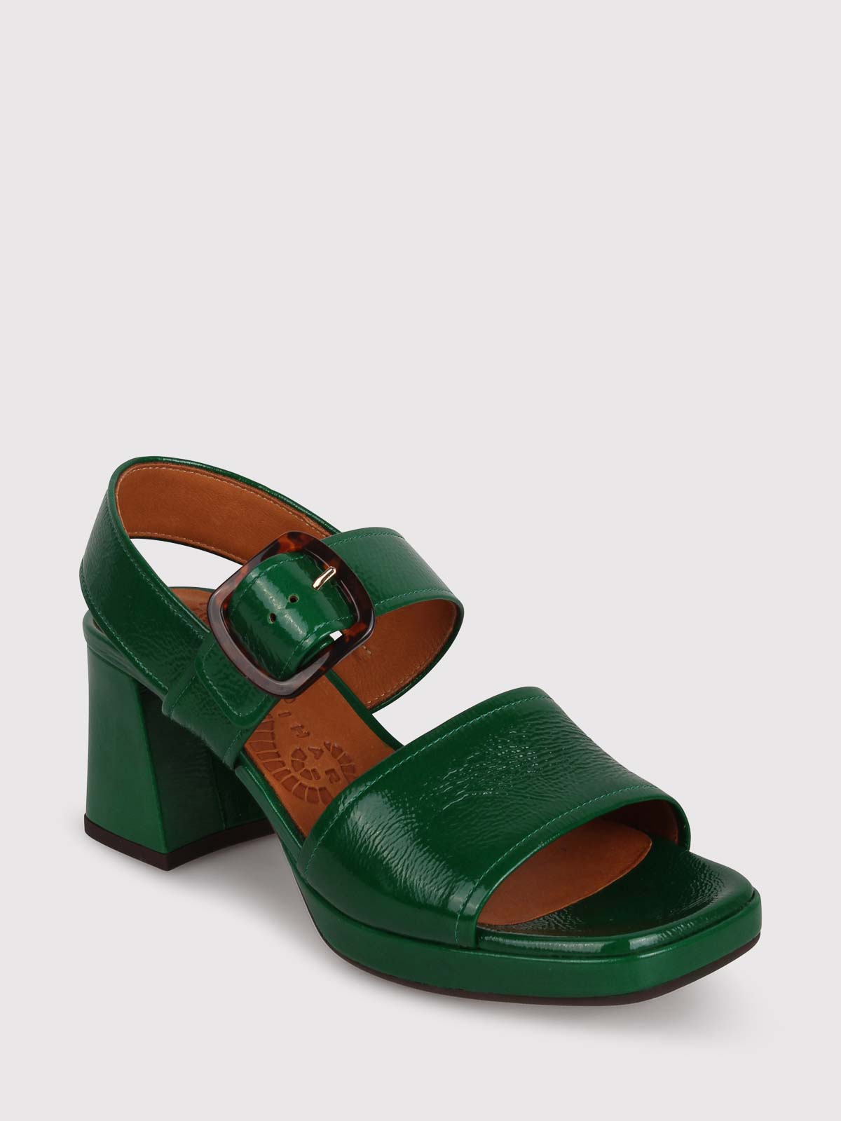 Shop Chie Mihara Ginka Sandals 75mm In Green