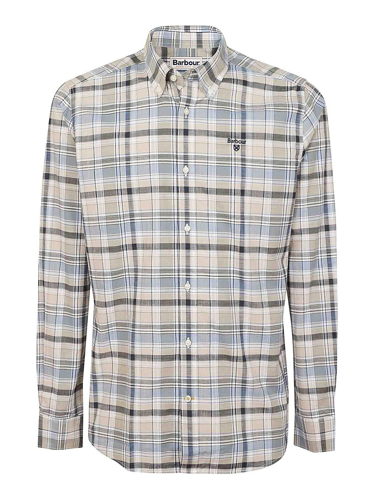 Barbour Hutton Tailored Shirt In Grey