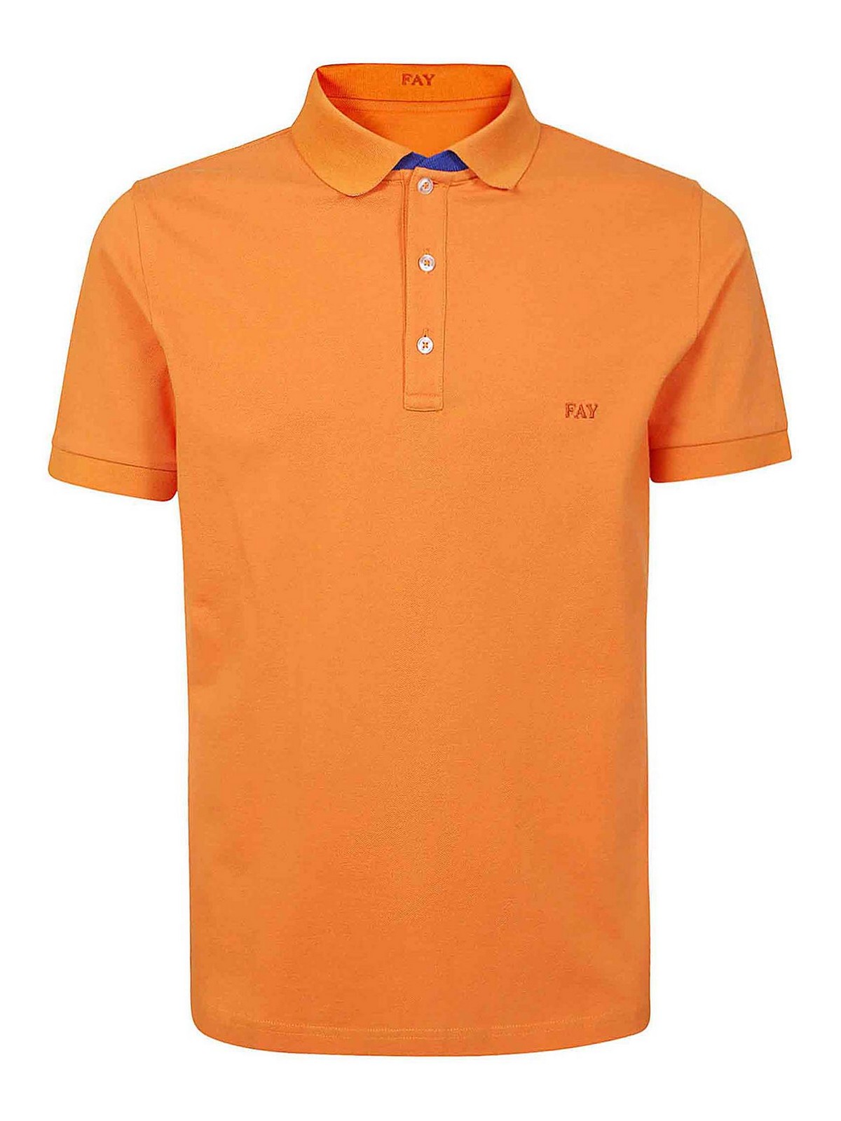 Fay Polo Shirt In Orange