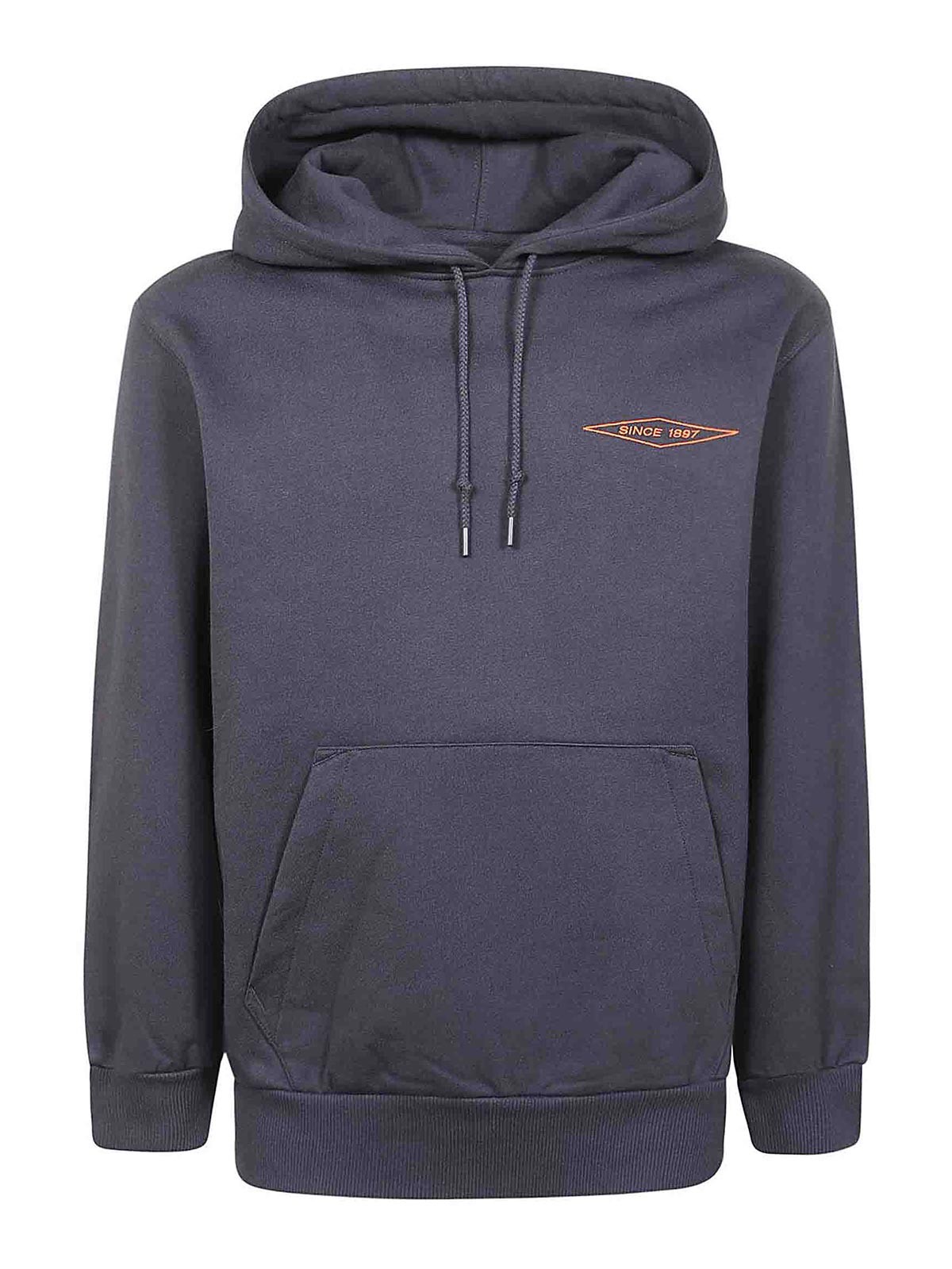 Filson Prospector Embroidered Hoodie In Gray