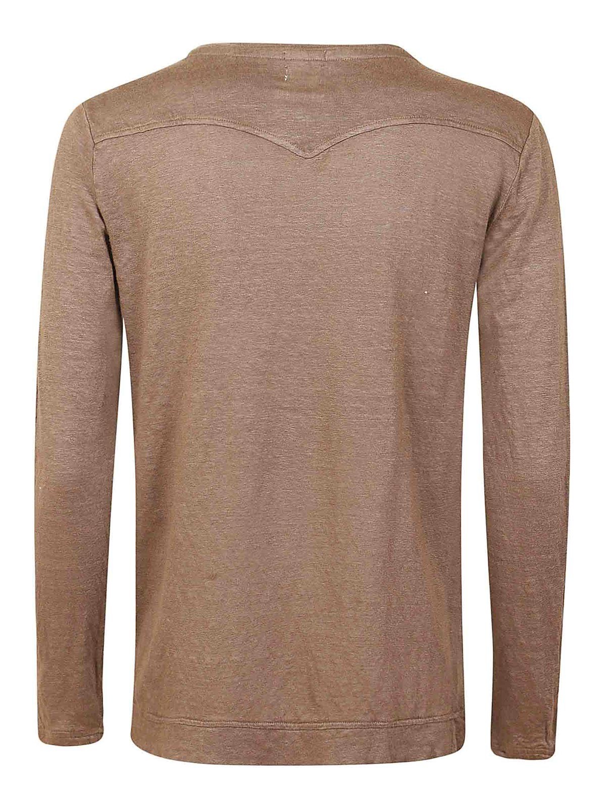 Shop Massimo Alba Camiseta - Marrón In Brown