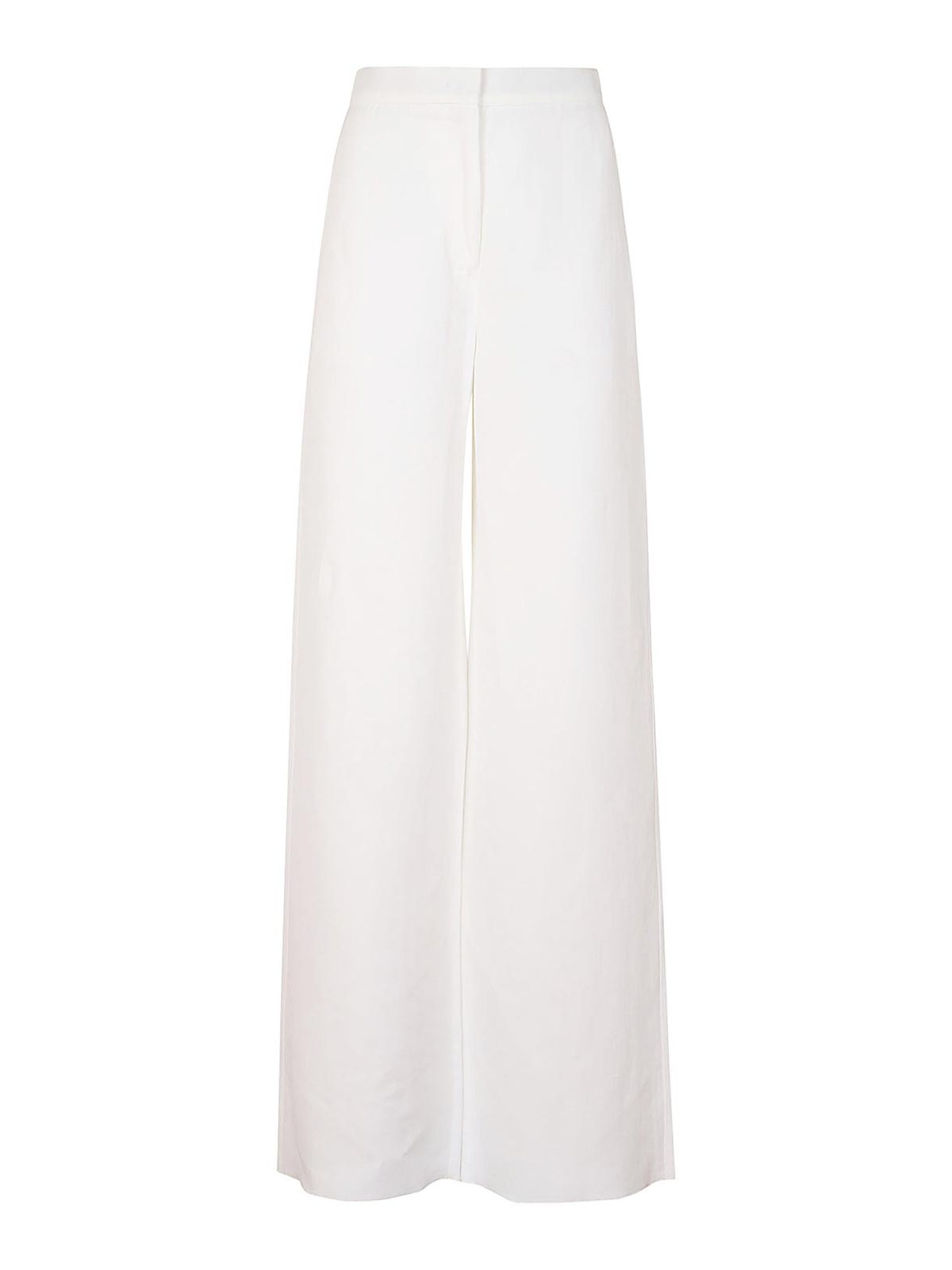 Shop Max Mara Mixed Trousers In White