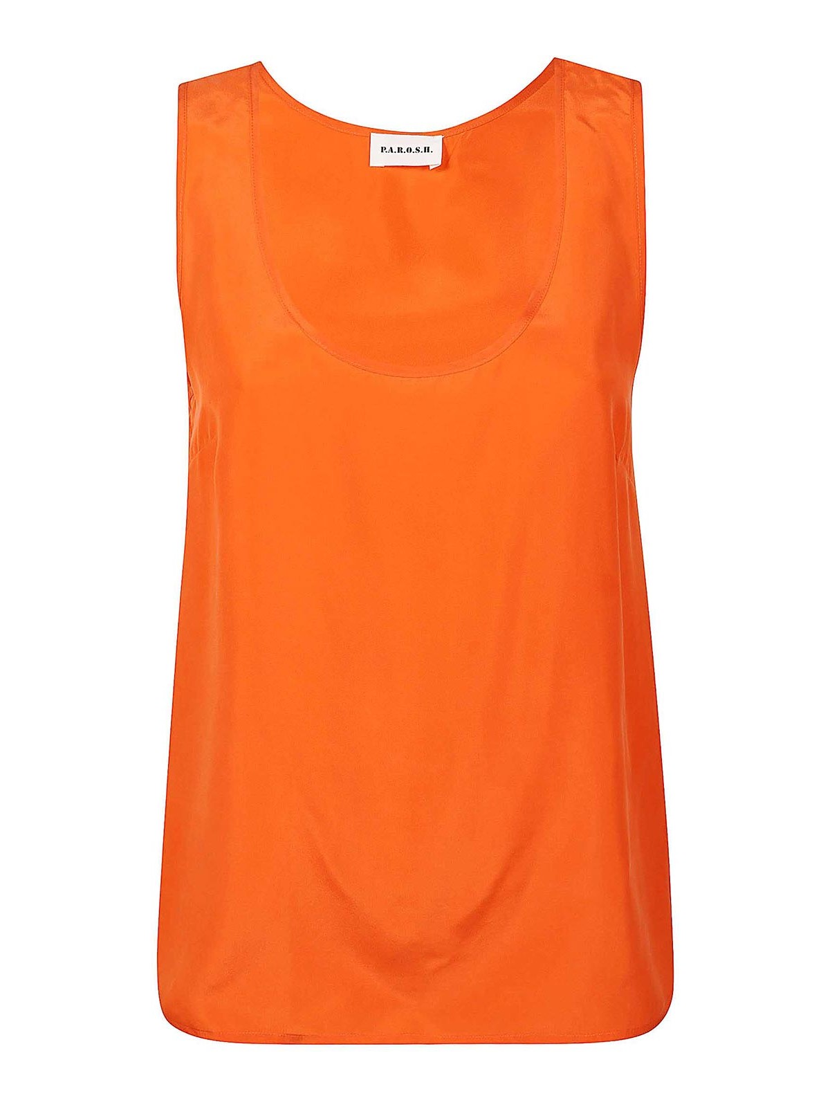 Shop P.a.r.o.s.h Canotta Sunny24 In Orange