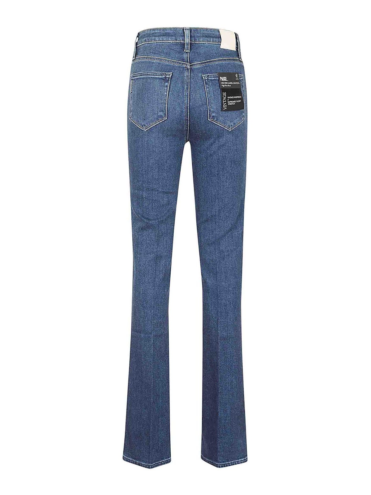 Shop Paige Jeans Pockets In Blue