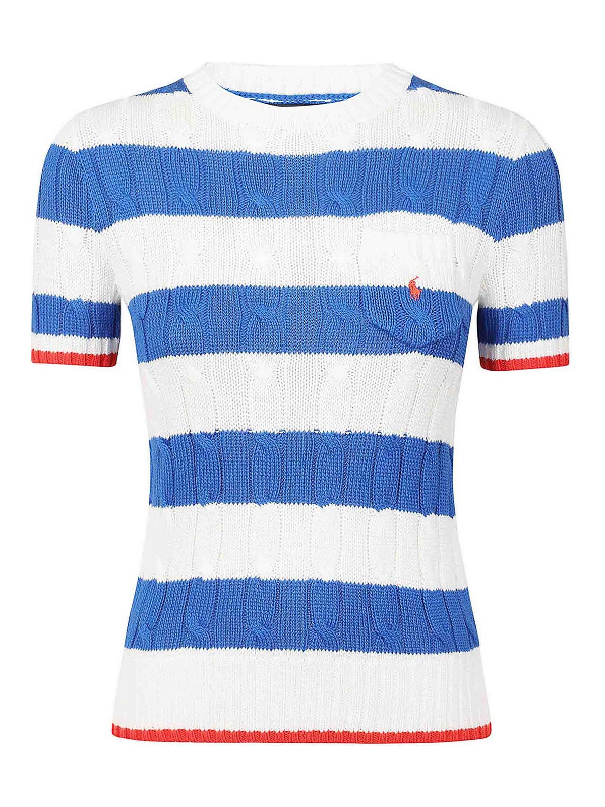 Shop Polo Ralph Lauren Short Sleeve Pullover In Blue