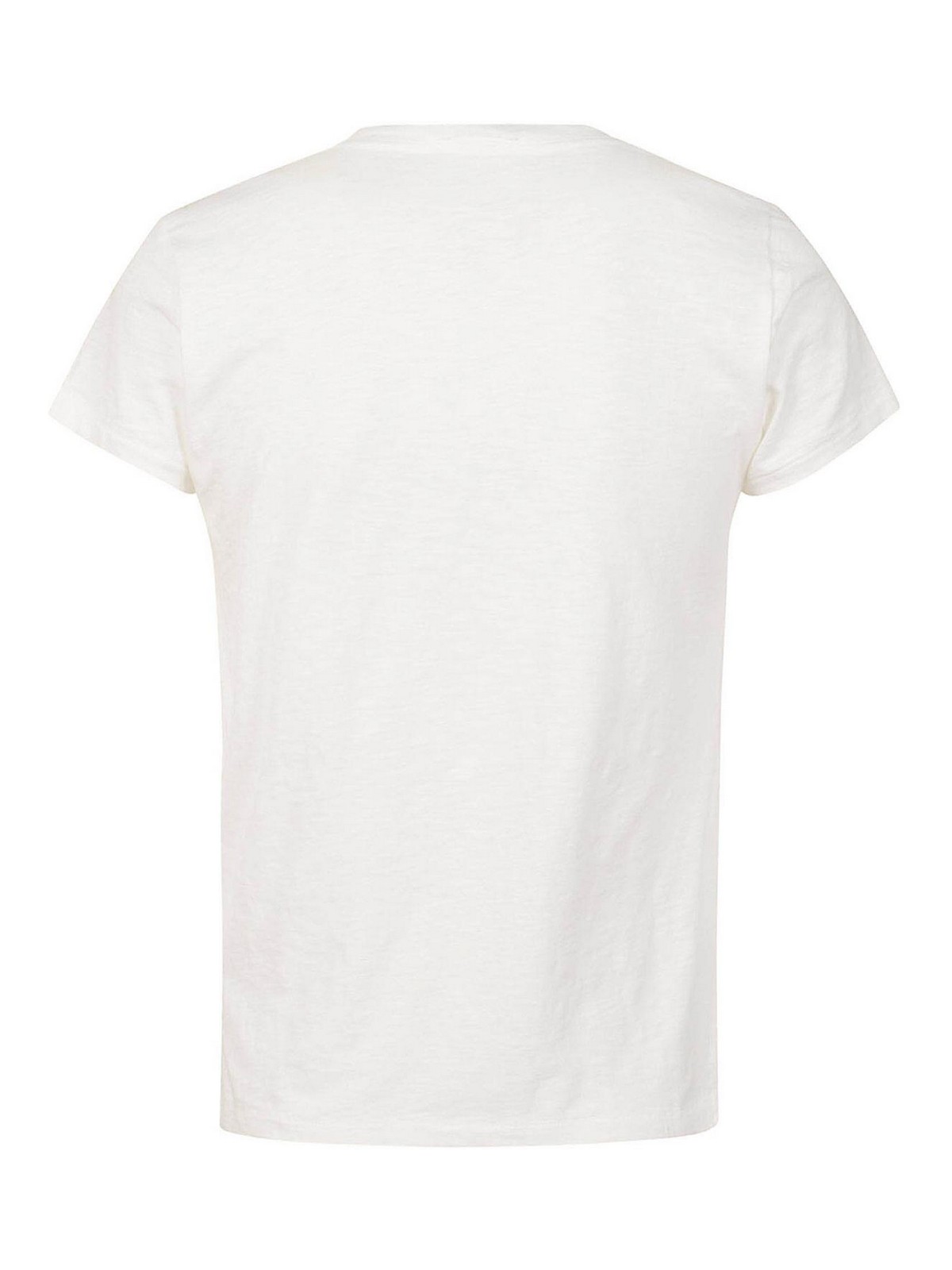 Shop Polo Ralph Lauren Jersey T-shirt With Logo In White