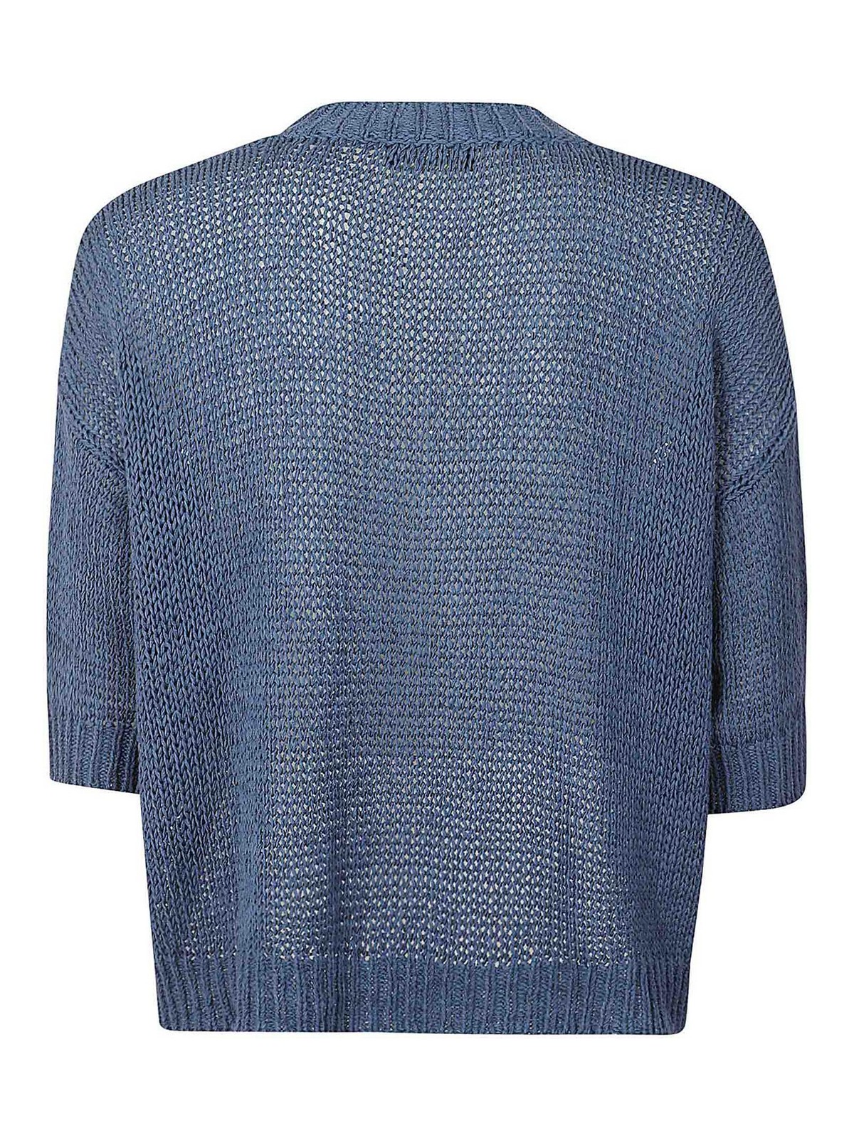 Shop Roberto Collina Sweater In Dark Blue