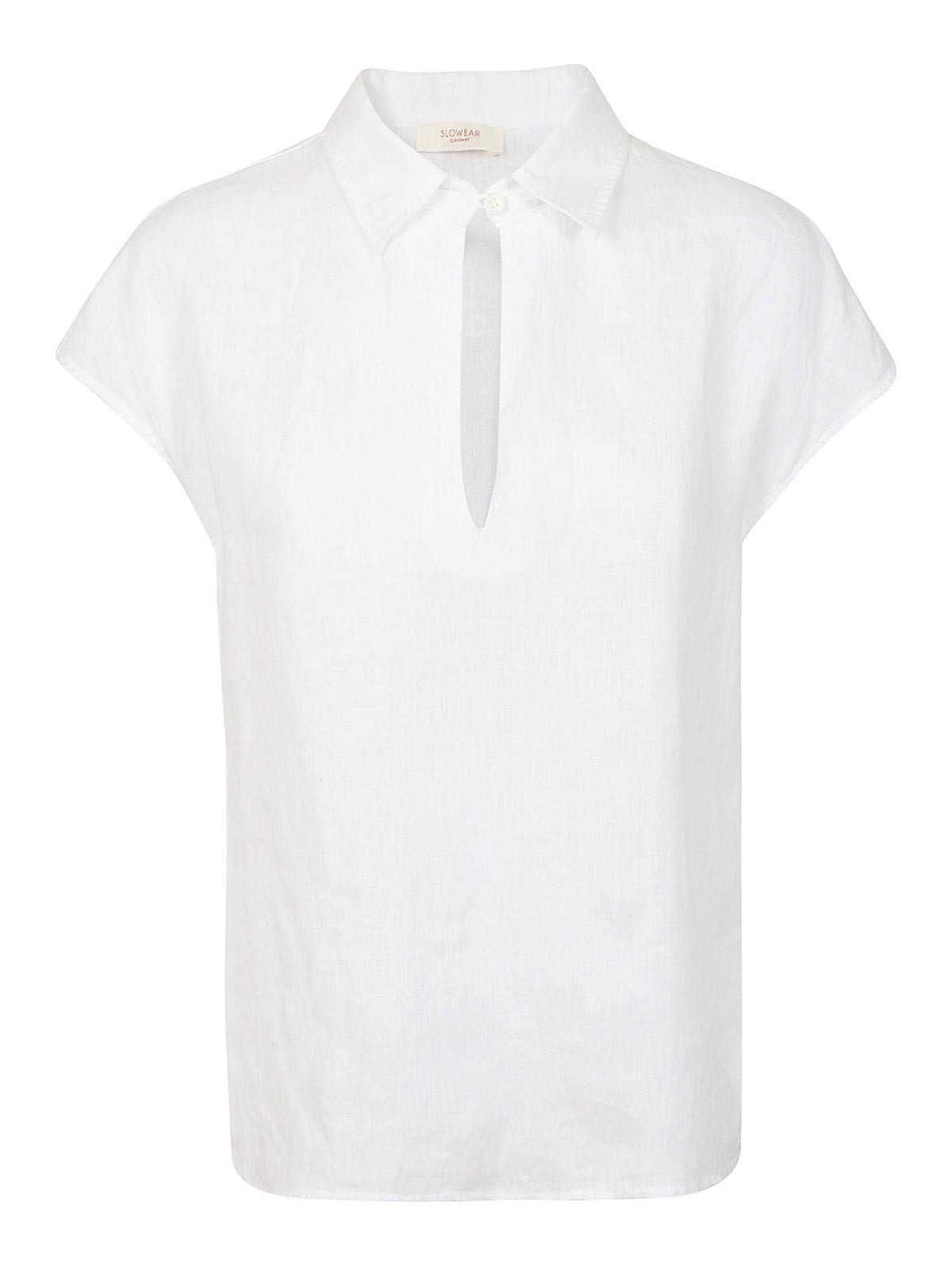 Shop Zanone Camisa - Blanco In White