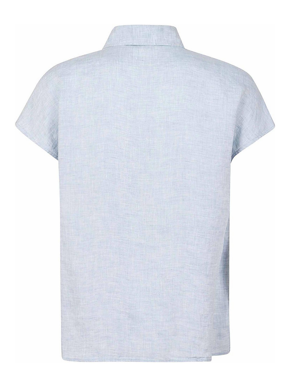 Shop Zanone Shirt In Light Blue