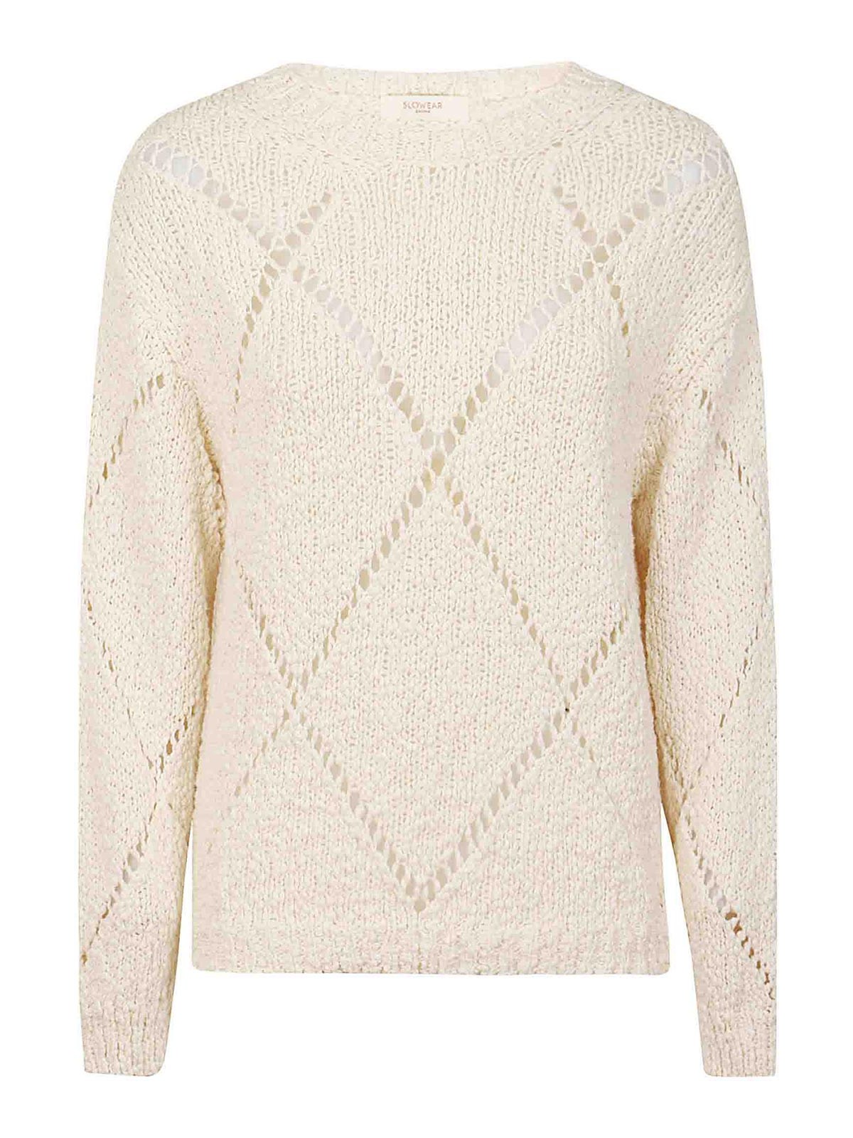 Shop Zanone Sweater In Cream