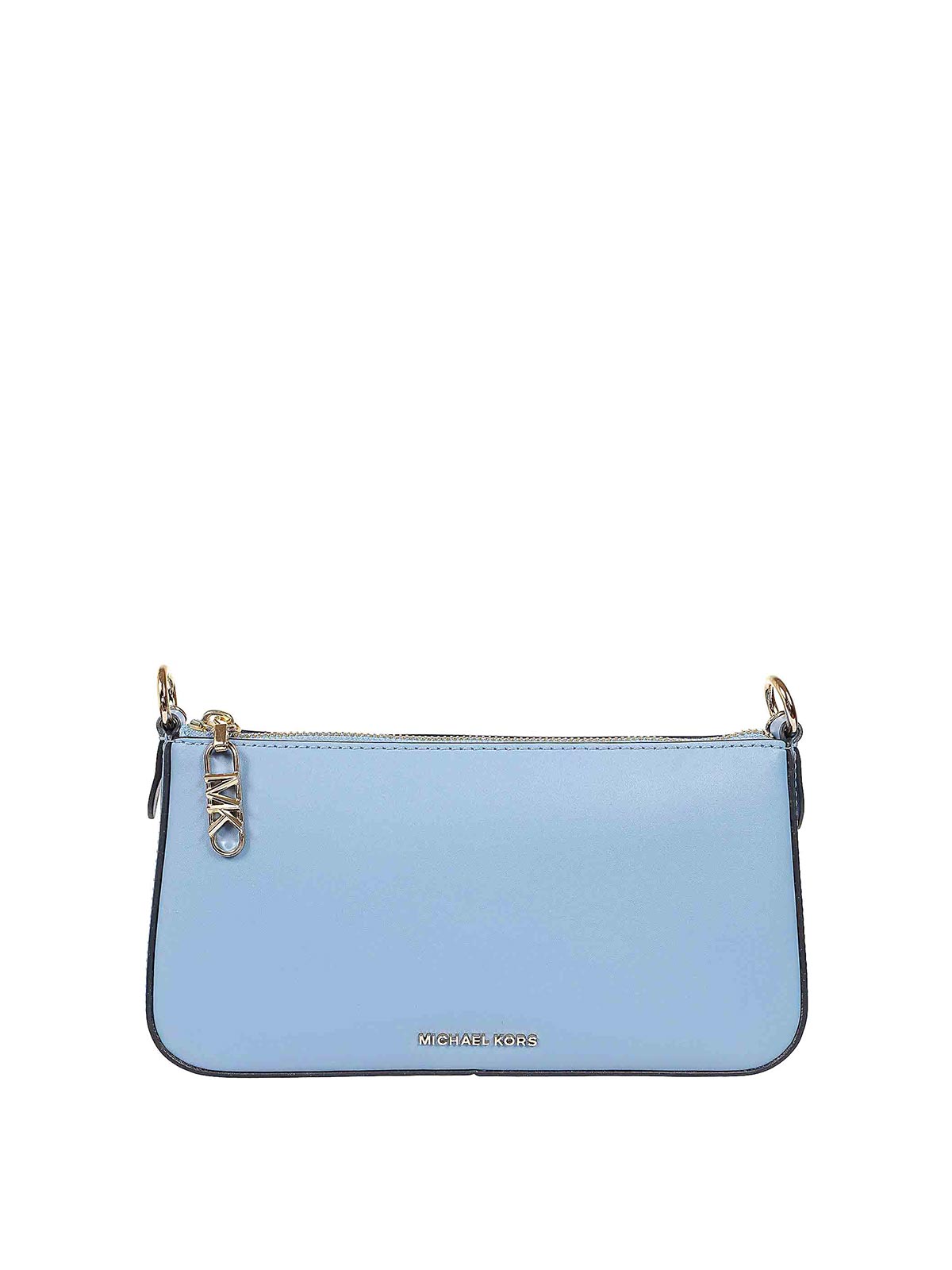 Shop Michael Kors Smooth Leather Bag In Blue