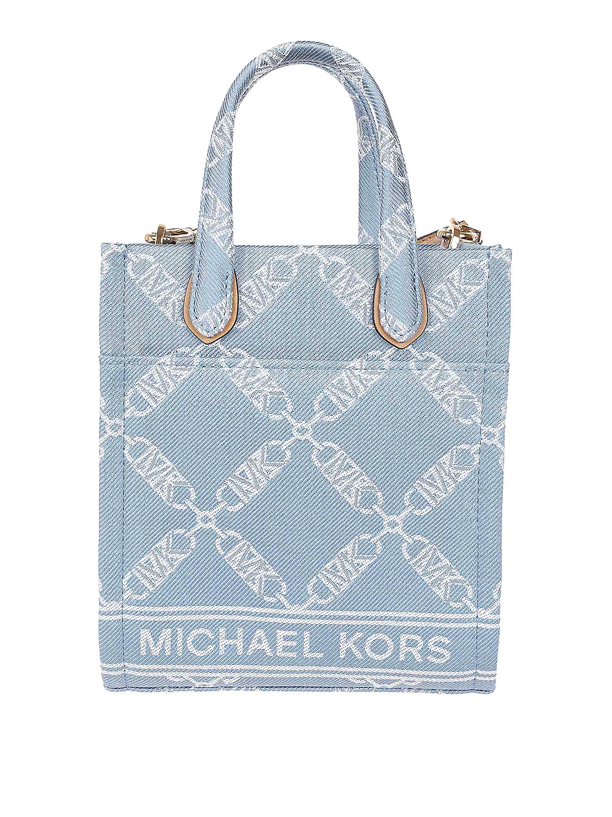 Michael Kors Jacquard Bag In Blue